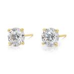 Oorbellen - 18 karaat Geel goud - 2.04ct. tw. Diamant, Handtassen en Accessoires, Nieuw