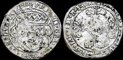 Dubbele stuiver 1503 Southern Netherlands Brabant Philipp..., Timbres & Monnaies, Monnaies | Europe | Monnaies non-euro, Envoi