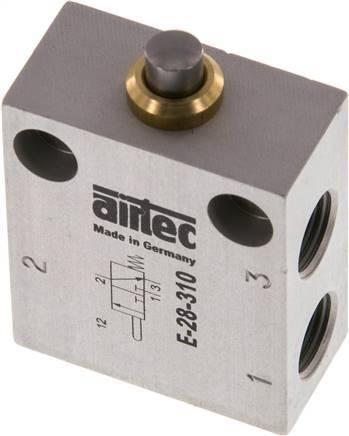 soupape à tige NC 3/2 G1/8 0-12bar/0-168psi Airtec, Doe-het-zelf en Bouw, Gereedschap | Overige machines, Verzenden