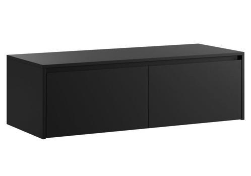 Wastafelkast Jelsey 120 cm Zwart Mat Gemonteerd Badmeubel, Huis en Inrichting, Badkamer | Badkamermeubels, Nieuw, Verzenden