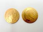 Frankrijk. Napoléon III. 5 Francs 1864-A et 1866-A (lot de 2, Postzegels en Munten