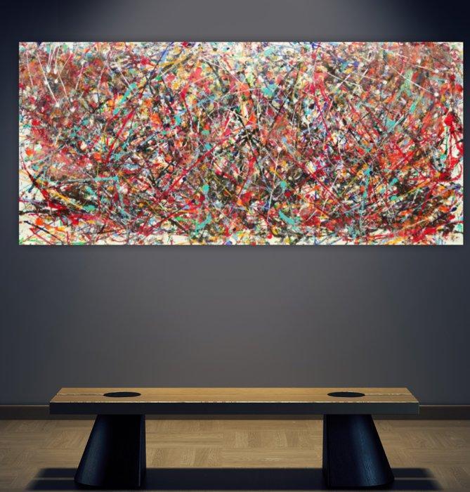 Joan LLaverias - Flores 134 - XXL, Antiek en Kunst, Kunst | Schilderijen | Modern