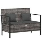 Tuinbank Deal! -40%! Rattan Bankje met Opbergruimte voor..., Tuin en Terras, Verzenden, Nieuw, Rotan