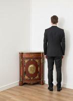 Hoekkast - Hout, Marmer, Brons, IJzer, Messing - Napoleons, Antiek en Kunst