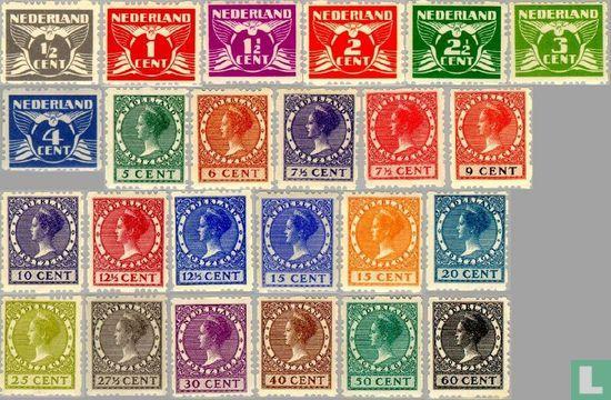 Nederland - Vierzijdige Roltanding - 1928, Timbres & Monnaies, Timbres | Pays-Bas, Envoi