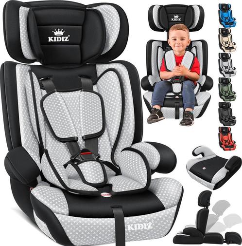 KIDIZ® Autostoeltje - 5-punts veiligheidsgordel - Grijs, Huis en Inrichting, Woonaccessoires | Overige, Verzenden