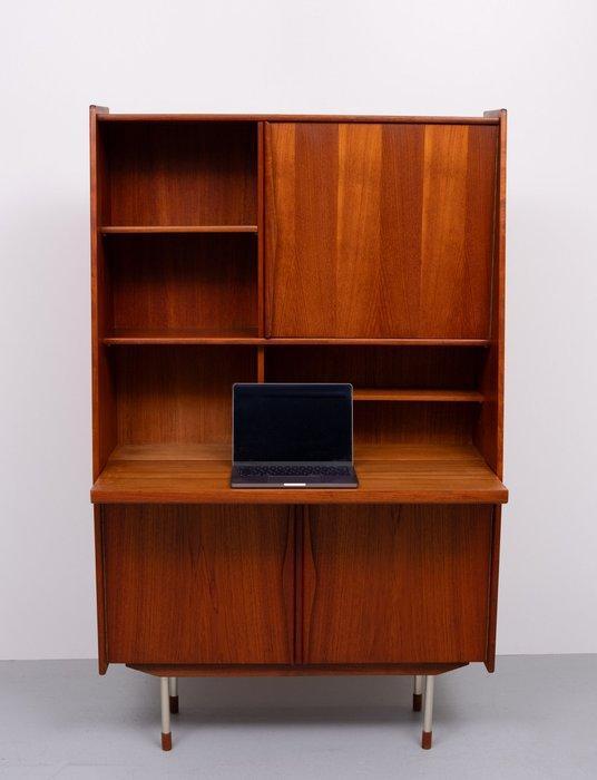 Bureau - teak, fineer, Antiek en Kunst, Kunst | Designobjecten