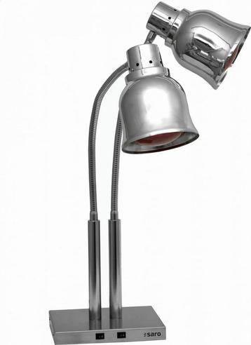 Warmhoudlamp PLC 500 | 230V | 2 Infraroodlampen |, Verzenden