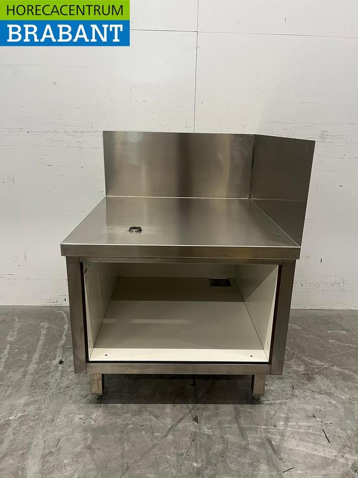 Table de travail angulaire en acier inoxydable 70 x 74 x, Zakelijke goederen, Horeca | Overige, Verzenden