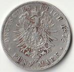 Duitsland, Hamburg, Duitsland, keizerrijk. 5 Mark 1876 J, Postzegels en Munten, Munten | Europa | Niet-Euromunten