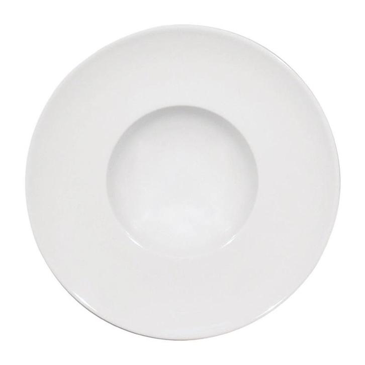 Borden | NAPOLI | Porselein | Wit | 12 Stuks | Ø230mm, Zakelijke goederen, Horeca | Keukenapparatuur, Nieuw in verpakking, Verzenden