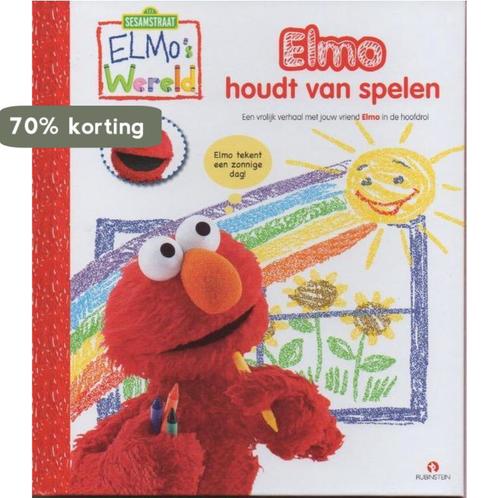 Elmo houdt van spelen / Sesamstraat 9789047628965, Boeken, Kinderboeken | Kleuters, Gelezen, Verzenden