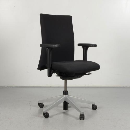 Bureaustoel Haworth Comforto D5585 - Zwart - Tempur, Maison & Meubles, Chaises de bureau, Enlèvement ou Envoi