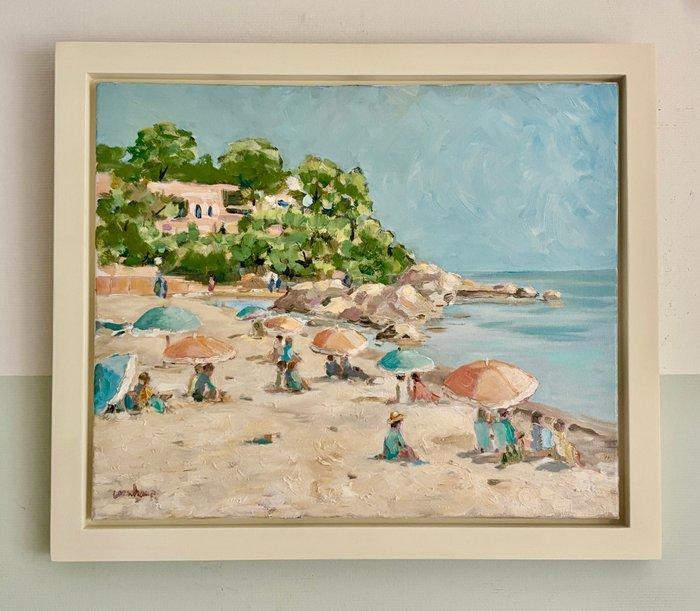 Cor Schaap (1968) - Strandgezicht, Antiek en Kunst, Kunst | Schilderijen | Klassiek