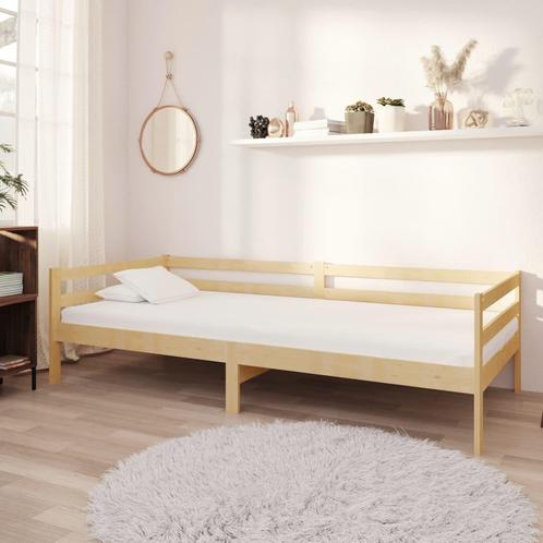 vidaXL Lit de repos avec matelas 90x200 cm Bois de pin, Huis en Inrichting, Slaapkamer | Bedden, Verzenden