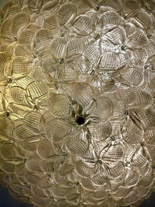 Plafonnier - Fleurs - Verre de Murano - Verre de Murano, Antiek en Kunst, Antiek | Verlichting