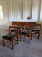 Ulferts - Chaise (6) - Cuir synthétique, Teck - Chaise