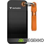 Verbatim Pocket SSD 2 TB USB Type-C 3.2 Gen 2 Zwart/Oranje, Computers en Software, Verzenden, Nieuw