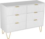 Ladekast - Opbergkast - Dressoir - Commode - 100x34x73 cm -, Huis en Inrichting, Verzenden, Nieuw