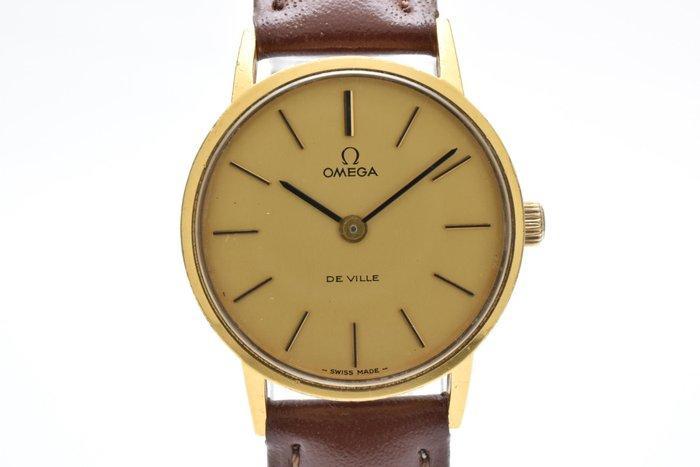 Omega - De Ville Round Gold Plated Manual Wind Dress Watch -, Bijoux, Sacs & Beauté, Montres | Hommes