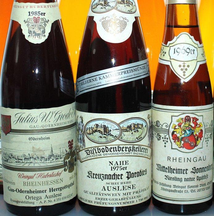 1969 to 2000 Beerenauslese, Auslese, Spätlese, Kabinett -, Collections, Vins