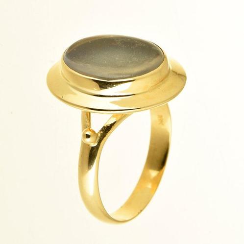 Cocktailring - 18 karaat Geel goud, Handtassen en Accessoires, Antieke sieraden