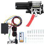 vidaXL Elektrische lier 12 V 1360 kg met montageplaat en, Verzenden, Nieuw
