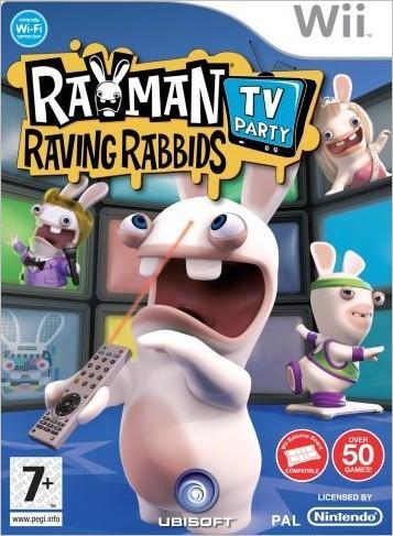 Rayman Raving Rabbids TV Party-Standaard (Wii) Gebruikt, Games en Spelcomputers, Games | Nintendo Wii, Ophalen of Verzenden