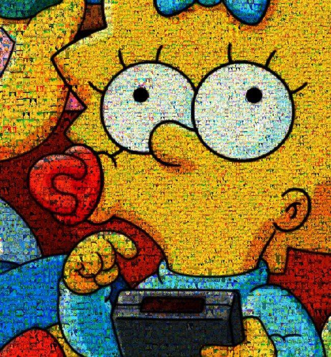 David Law (1967) - Crypto The Simpsons, Antiek en Kunst, Kunst | Designobjecten