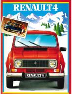 1984 RENAULT 4 BROCHURE FRANS, Livres, Autos | Brochures & Magazines