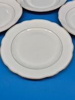 PM Moschendorf – Speiseteller mit Goldrand – Porzellan,