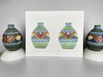 Plateelbakkerij Zuid-Holland - Vaas (2) - Aardewerk -, Antiek en Kunst