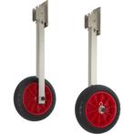 Transportwielen Rubberboot Opklapbaar Recht 4 Standen Rvs, Watersport en Boten, Ophalen of Verzenden, Nieuw