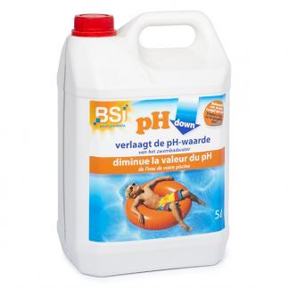 pH verlager | BSI | 5 liter (Vloeibaar, pH-), Tuin en Terras, Zwembad-toebehoren, Verzenden