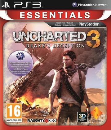 Uncharted 3: Drake's Deception - Essentials Edition (sealed) beschikbaar voor biedingen