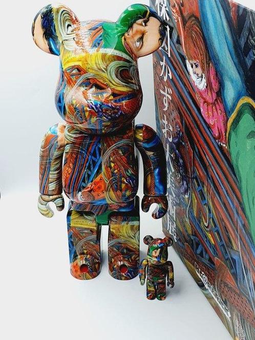 Medicom Toy x Kazuo Umezz - Be@rbrick  The Great Art, Antiek en Kunst, Kunst | Schilderijen | Modern