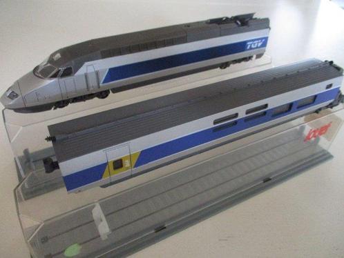 Jouef H0 - 590400 - Modeltrein (2) - TGV Atlantique,, Hobby & Loisirs créatifs, Trains miniatures | HO