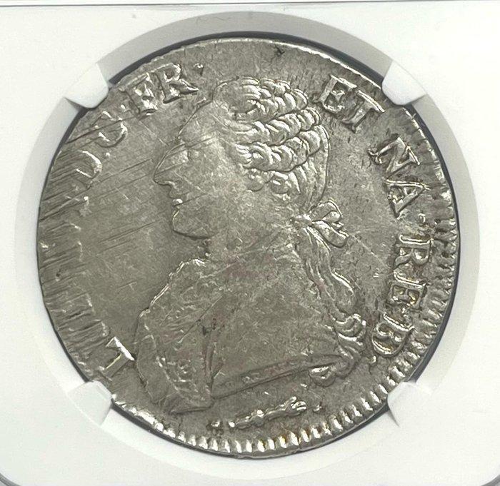 Frankrijk. Louis XVI (1774-1792). Ecu 1780, Pau (Zonder, Postzegels en Munten, Munten | Europa | Niet-Euromunten