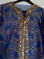 India Zijden brokaat Traditionele oosterse kaftanjurk uit