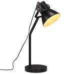 vidaXL Bureaulamp 25 W E27 17x17x60 cm zwart, Huis en Inrichting, Verzenden, Nieuw