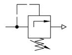Soupape de décharge de pression pneumatique G1/4 Air, Verzenden, Nieuw