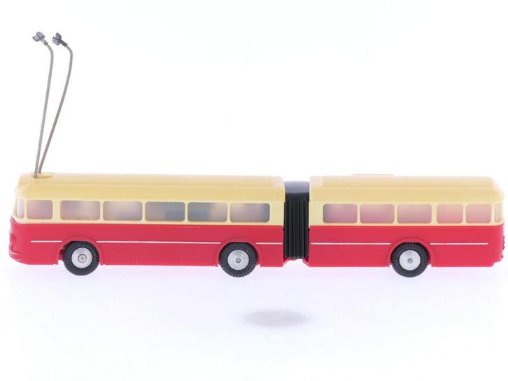 Schaal H0 Eheim 6104 (Brawa) gelede bus crème-rood #5885, Hobby en Vrije tijd, Modeltreinen | H0, Gebruikt, Ophalen of Verzenden
