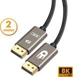 Tweedekans | Drivv. Displayport Kabel - 8K 60Hz - 4K 144 Hz, Computers en Software, Pc- en Netwerkkabels, Ophalen of Verzenden