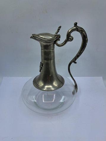 Karaf - Glas, Tin - Decanteer Karaf
