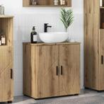 vidaXL Badkamerkast met plank artisanaal eikenkleurig, Verzenden, Nieuw