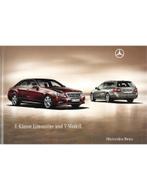 2009 MERCEDES BENZ E-KLASSE SEDAN EN ESTATE BROCHURE DUITS, Ophalen of Verzenden, Nieuw