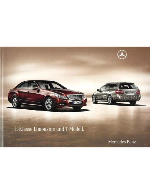 2009 MERCEDES BENZ E-KLASSE SEDAN EN ESTATE BROCHURE DUITS, Boeken, Auto's | Folders en Tijdschriften, Ophalen of Verzenden