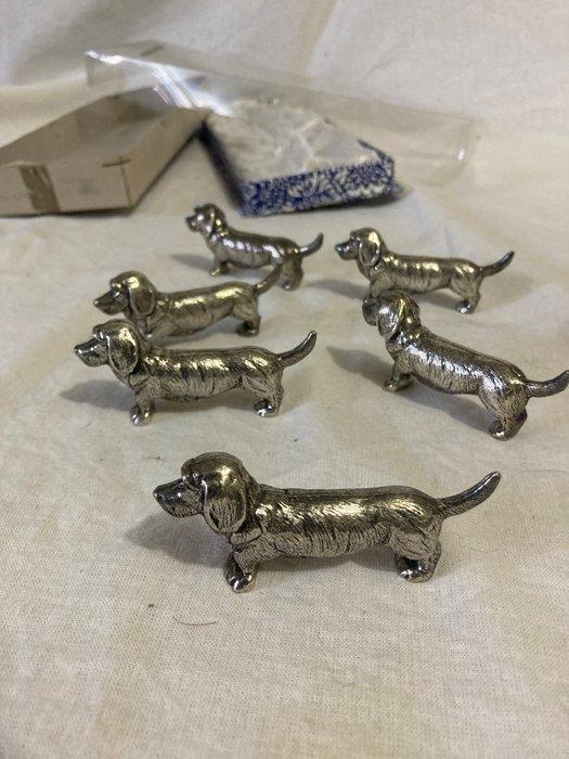 Messensteun (6) - Superbes Portes couteaux Basset Artésien, Antiek en Kunst, Antiek | Meubels | Tafels