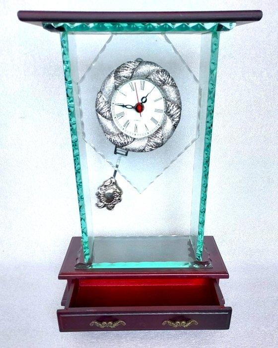 Pendule - Modern Elegante Italiaanse Rotondo pendule uit de, Antiek en Kunst, Curiosa en Brocante