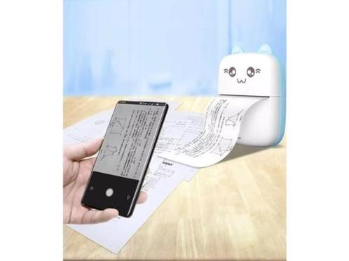 Veiling - Bluetooth mini printer smartphone tablet, Computers en Software, Pocketprinters, Nieuw